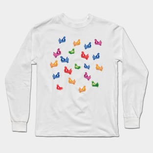 Cute cartoon Birds Long Sleeve T-Shirt